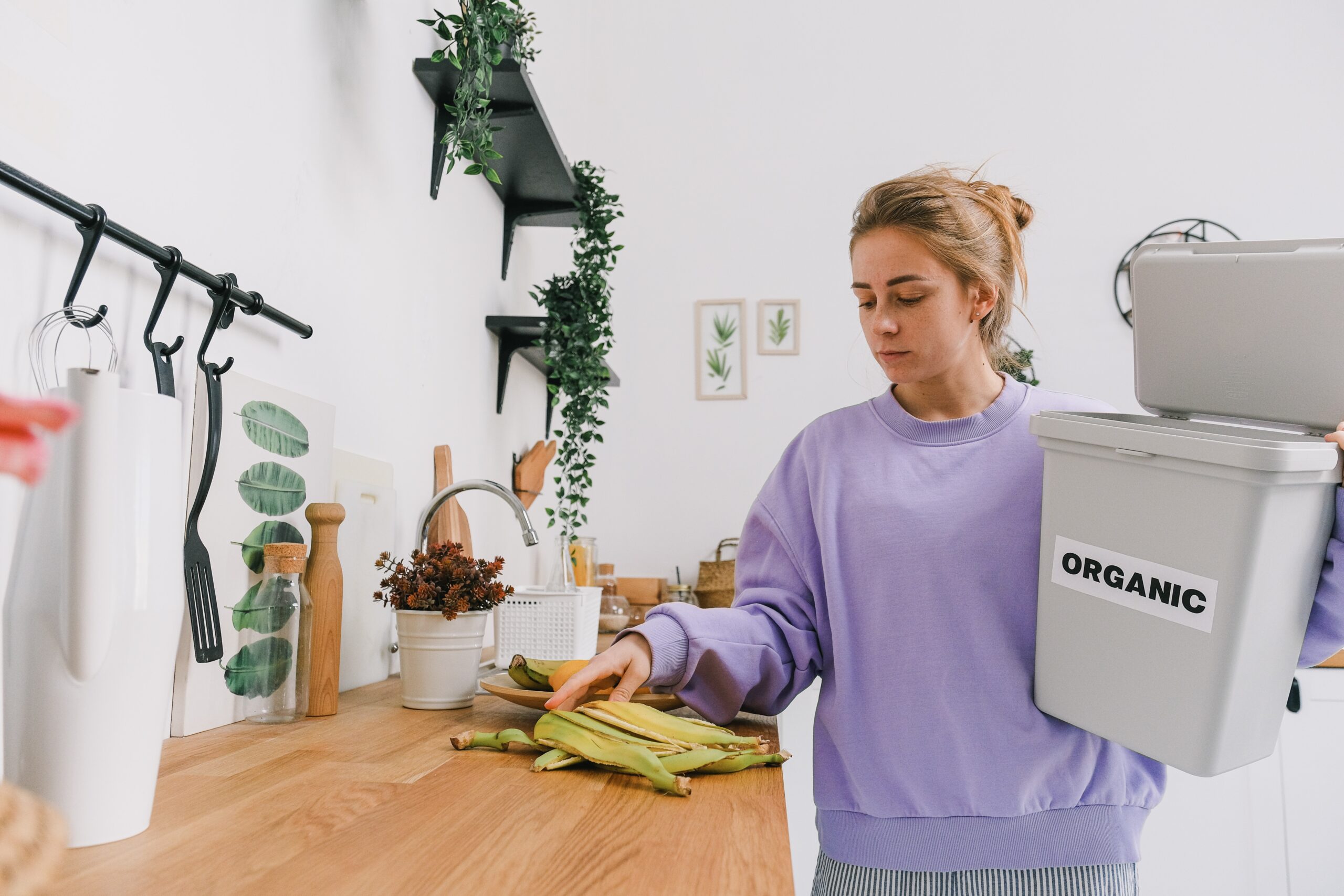 Woman Composting | Green Alternative | Panhandle Dumpsters Eastern Panhandle WV